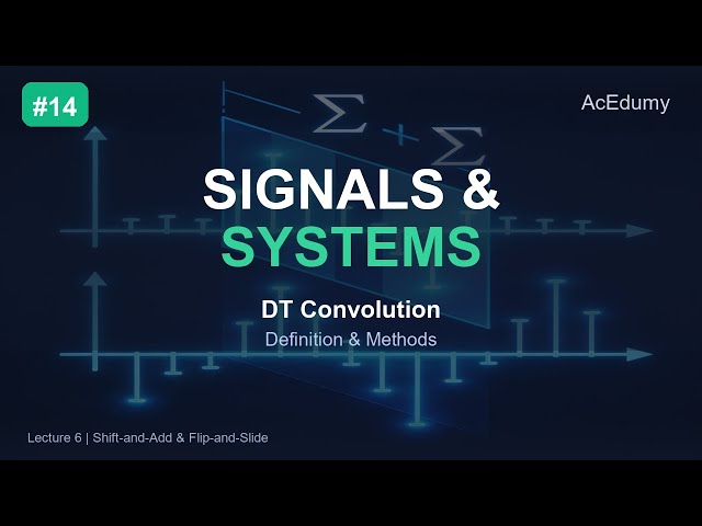 Signals & Systems #14 | DT Convolution - Definition & Methods