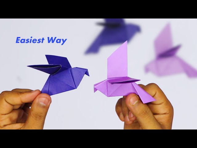 How to Make Origami Paper Bird | Origami Bird | Easy Way To make Bird With Paper