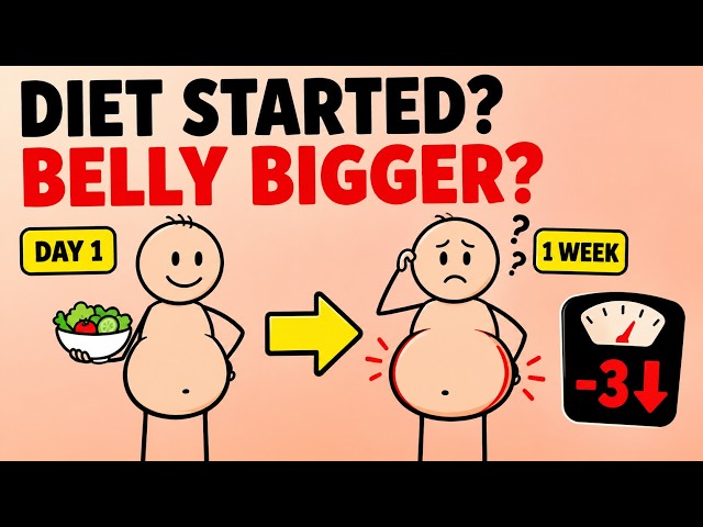 Why Your Belly Gets Bigger When You Start Dieting