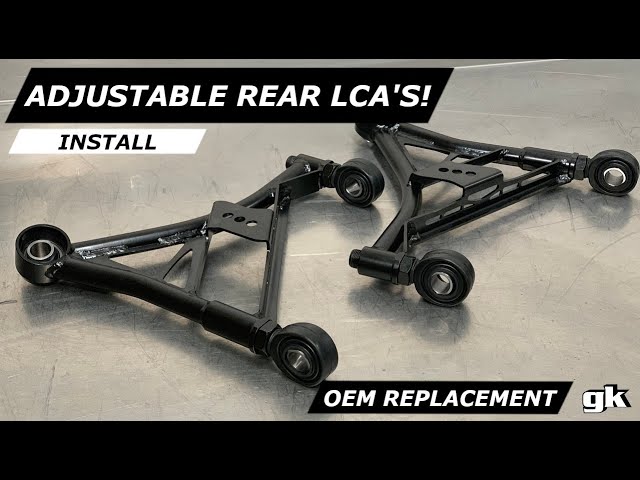 Gktech Rear Lower Control Arm - Install