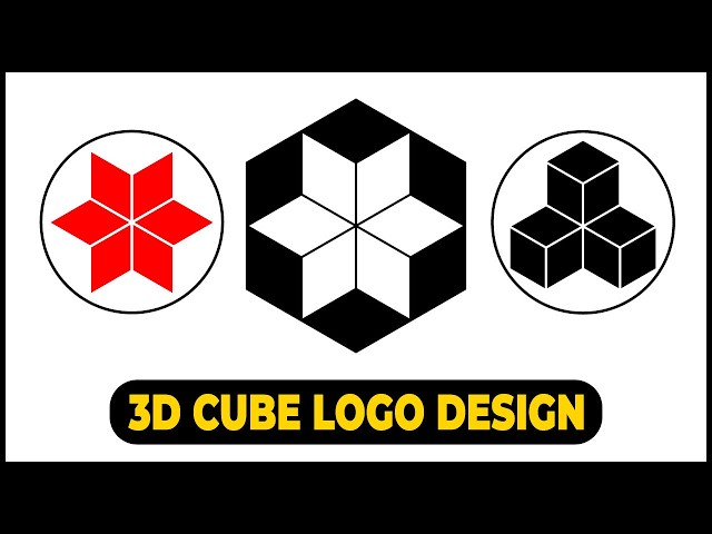 How to create a minimalist 3 D Cube Logo Design in Adobe Illustrator