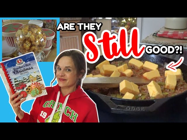 🤶 Bringing Back 3 of Grandma's BEST Vintage Christmas Recipes! 🎄 Are they still worth making?