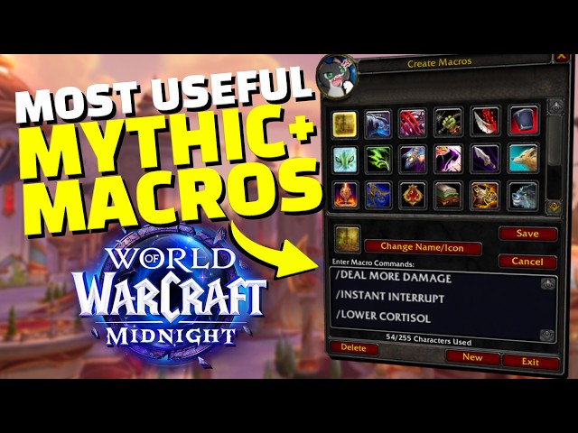 MOST USEFUL MACROS For Midnight Mythic+ Season 1