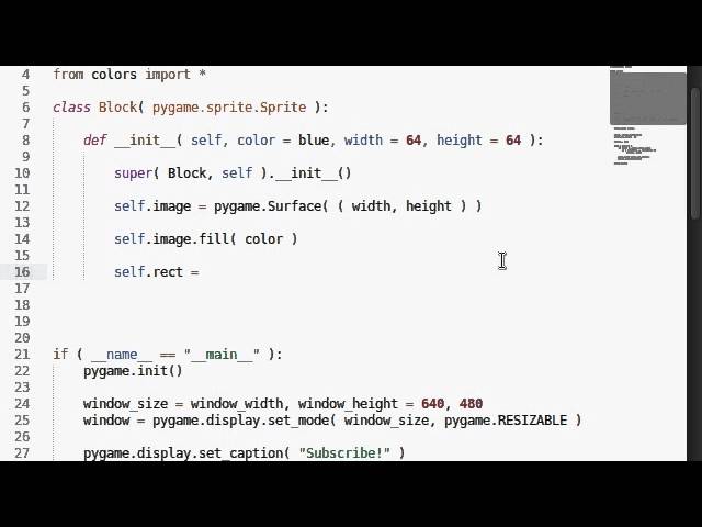 Python [pygame] 05 Sprites