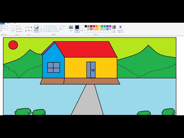 Beauful Hut Image a Beautiful paint ||Beautiful cottage 🏠🏡