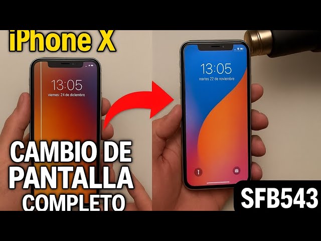 iPhone X: Cambio de Pantalla Completo | Desmontaje y Montaje Real