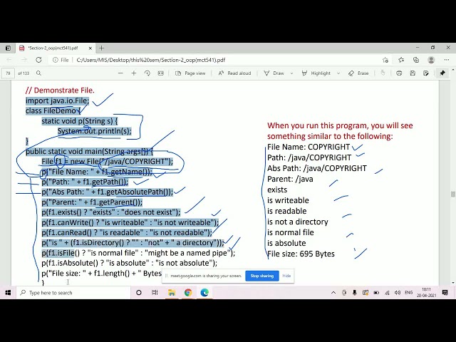 Lecture - 24 File Handling in Java