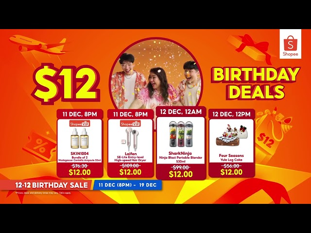 Shopee 12.12 Birthday Deals