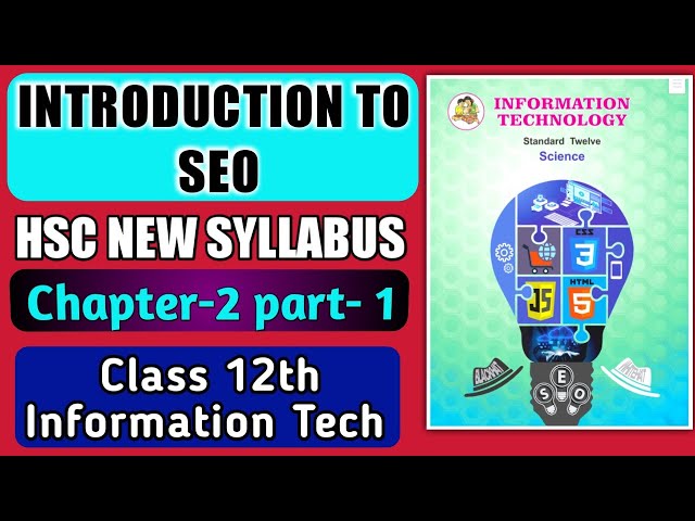 IT Chapter 2 part 1 Introduction to SEO(Search Engine Optimization) explanation exercise solution