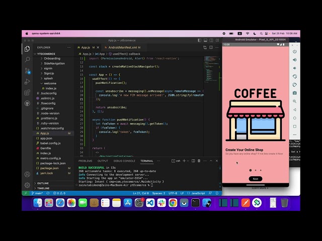 Push Notification Firebase React Native | Part 27