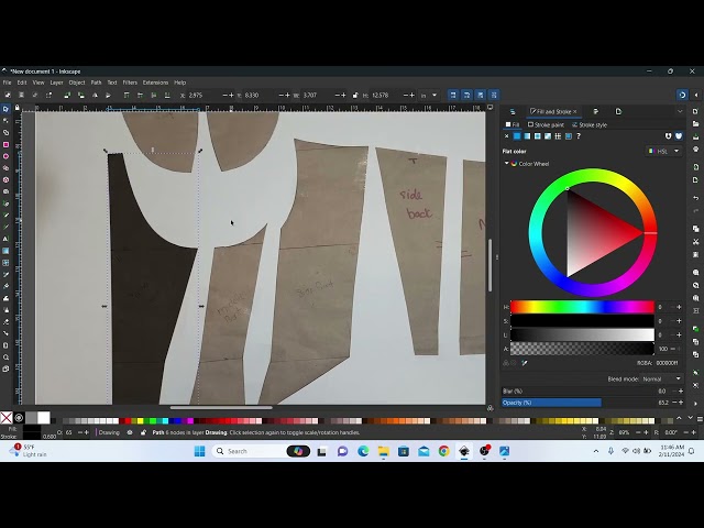 How to digitize your paper patterns with Inkscape
