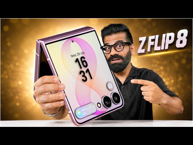 Samsung Z Flip8 Unboxing & First Look - Compact Powerhouse!🔥🔥🔥