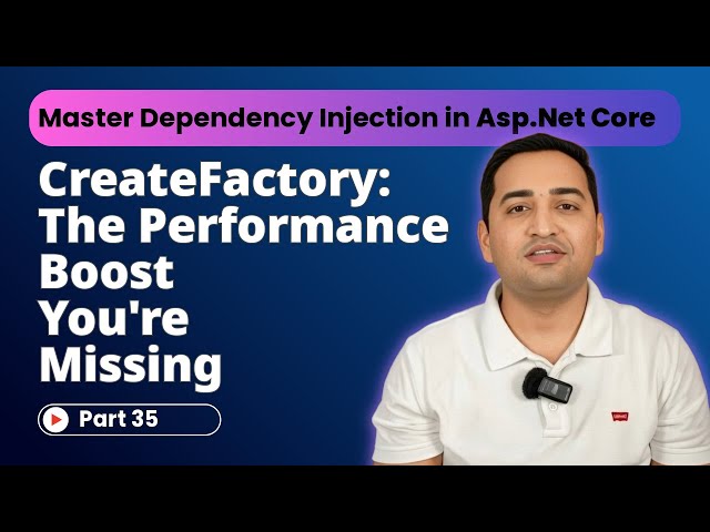 ActivatorUtilities.CreateFactory for Performance | ASP.NET Core DI Tutorial #35