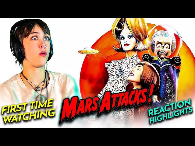 Nicki abducted by MARS ATTACKS! (1996) Movie Reaction FIRST TIME WATCHING [Reissue]