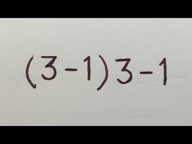 This Math Challenge Has a Hidden Trick!