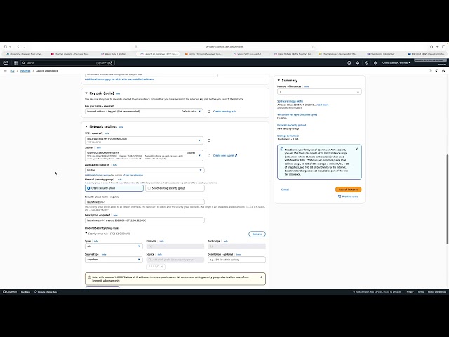 How to create AWS EC2 and connect it to AWS Systems Manager