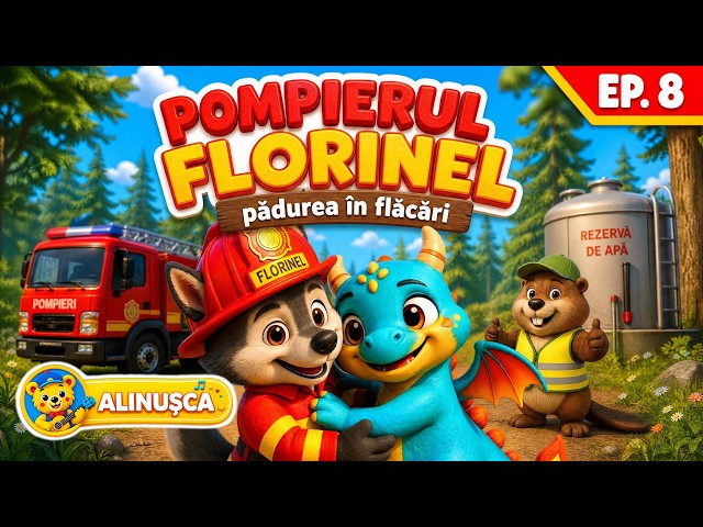 Pompierul Florinel 🚒 - Nino Nino! Ep. 8: Pădurea în Flăcări | Cântec Animat