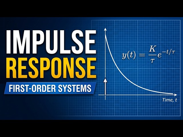 First-Order Impulse Response to a Dirac Delta Using the Laplace Transform  | Control Systems #5