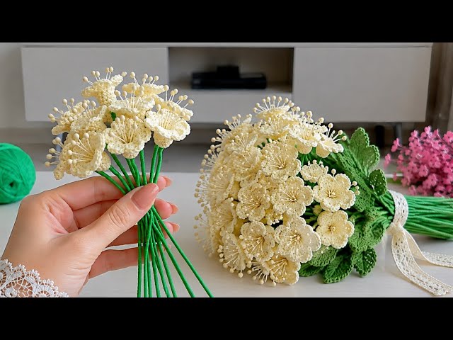 Handmade Crochet Flower Bouquet 🌸 | Elegant & Stylish Home Decor Idea