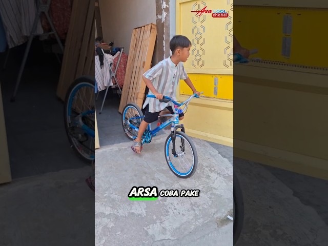 ARSA IS READY TO RIDE HIS BIKE WITH FRIENDS NOW‼️ #arsacool #dailyvlog