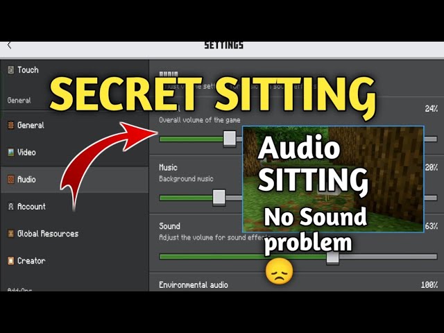 Minecraft audio setting | secret setting Minecraft