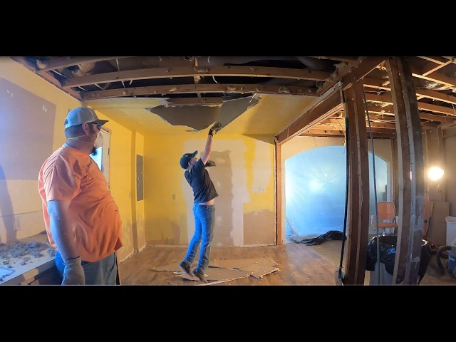 Finally Removing This Ugly Ceiling