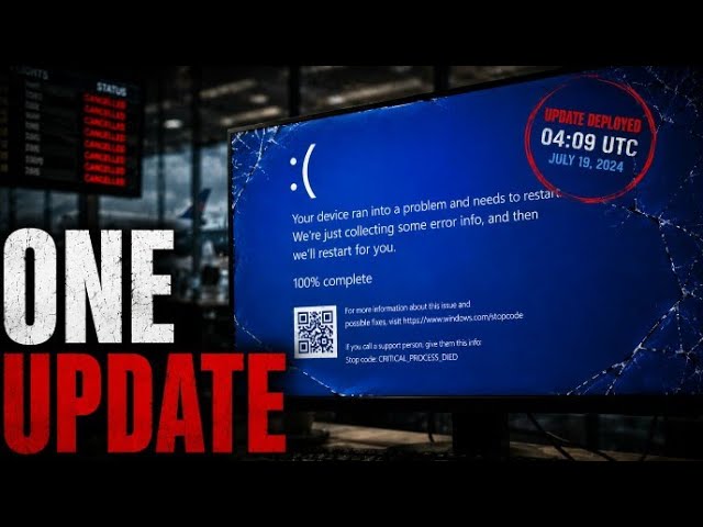 CrowdStrike Global Outage Explained | The 78 Minutes That Crashed the World