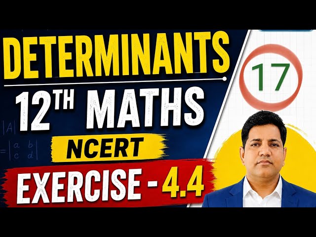 DETERMINANTS 12TH MATHS NCERT