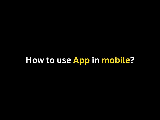 How to use EasyLearning App?