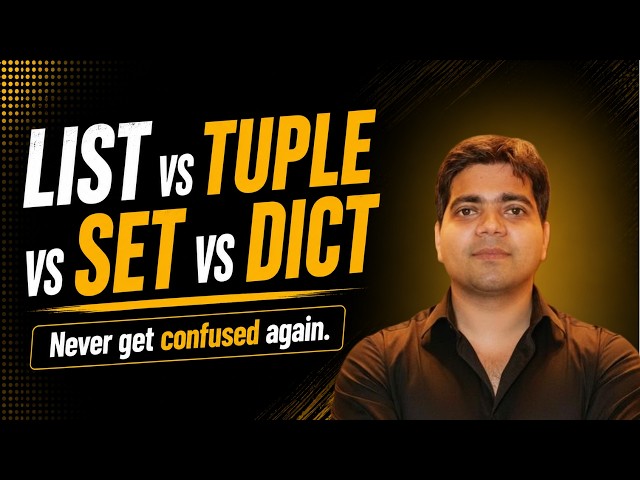 Your Python Script Crashed Because of a Data Type | str, list, tuple, set, dict Explained