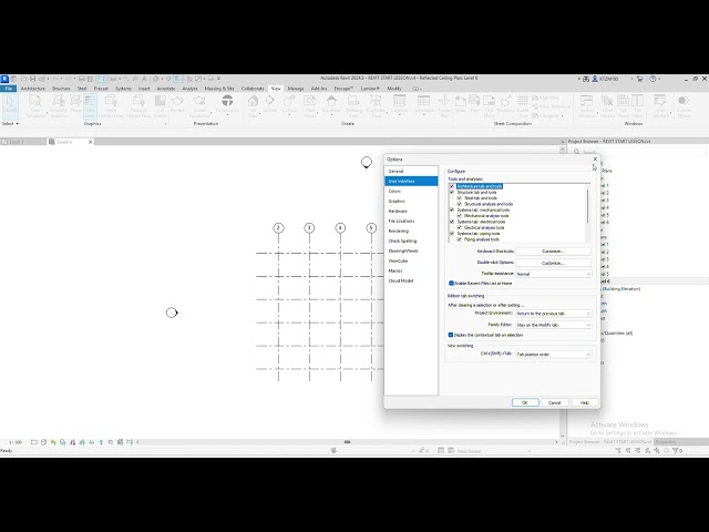 How to create Grid and Level with revit