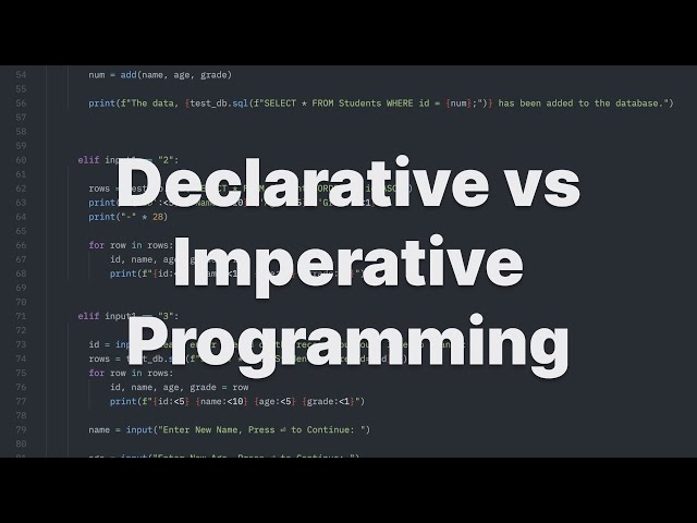 Declarative vs Imperative Programming – Fast & Easy Breakdown