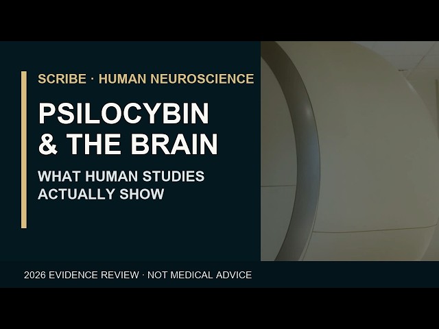 Psilocybin & the Brain: What Human Studies Actually Show | 2026 Evidence Review