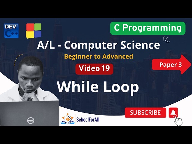 Video 19: While Loop C programming
