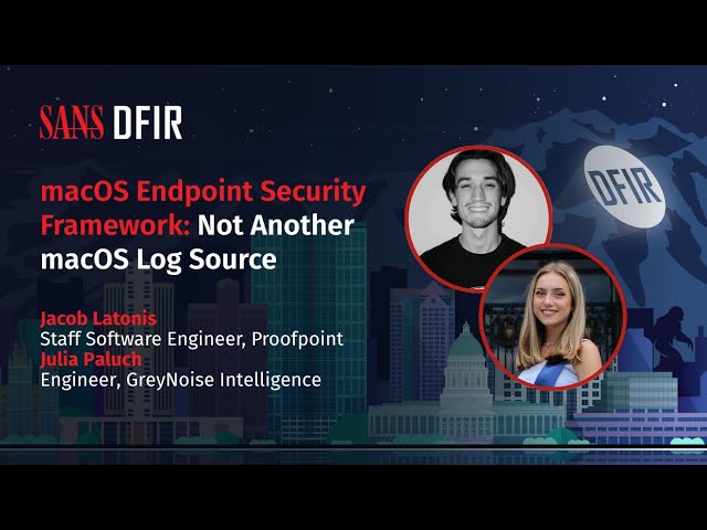 MacOS Endpoint Security Framework