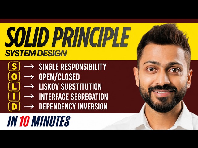 SOLID Principles in System Design | Complete Explanation