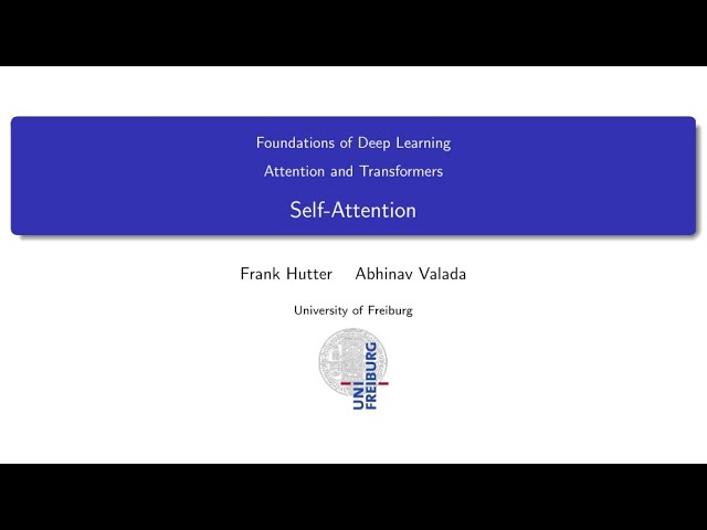 08.05 Self-Attention