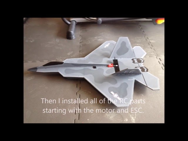 F-22 Park Jet Build Video