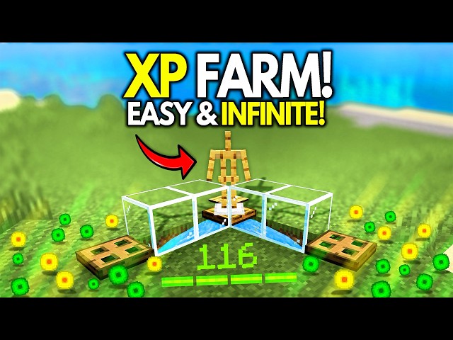 BEST NEW XP Farm for Minecraft Bedrock +1.21/26.40!