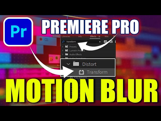 Premiere Pro Motion Blur Tutorial  Cinematic Smooth Transitions