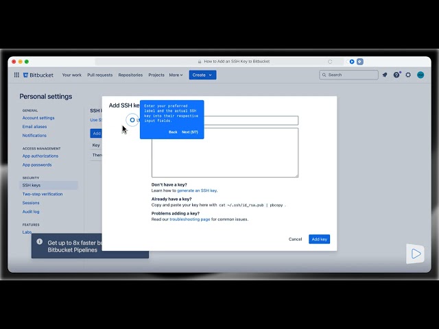 How to Add an SSH Key to Bitbucket (Step-by-Step)