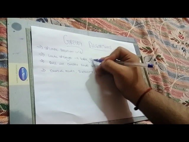 Greedy Algorithm explanation