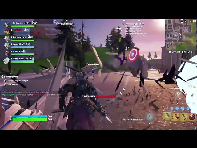 Highlights of me using Avengers Endgame LTM items in UEFN (Creative 2.0)