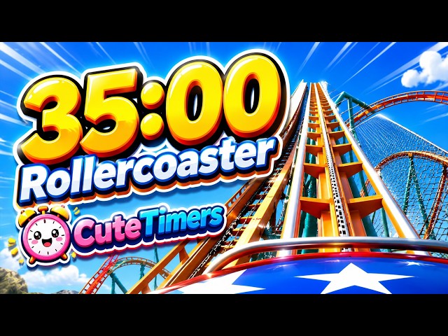 Thrilling 35 Minute Rollercoaster Timer Ultimate Countdown for Deep Focus