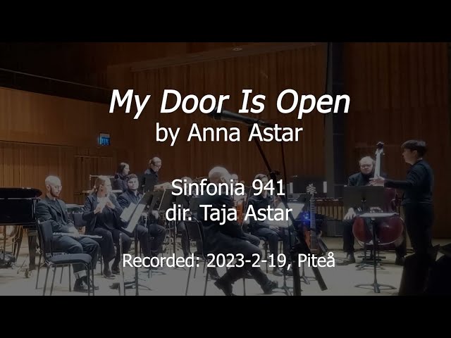 My Door Is Open - Anna Astar
