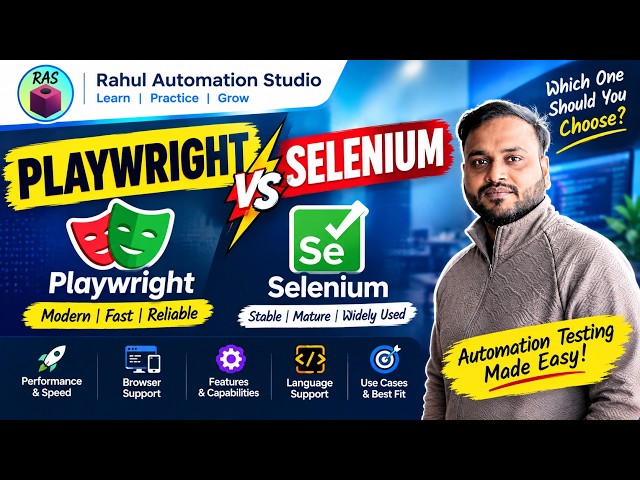 Playwright vs Selenium: Advantages & Disadvantages Explained | Automation Testing