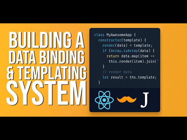 Building a Data Binding & Templating System in JavaScript | Like React, Handlebars, and Jinja2