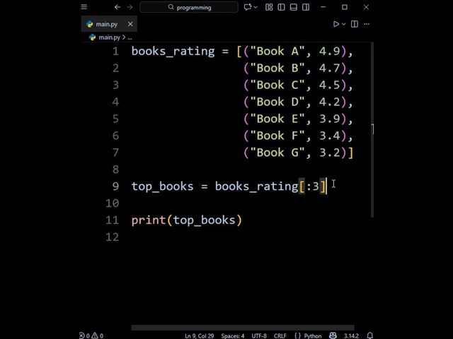A Very Nice Python Tip #python #coding #programming