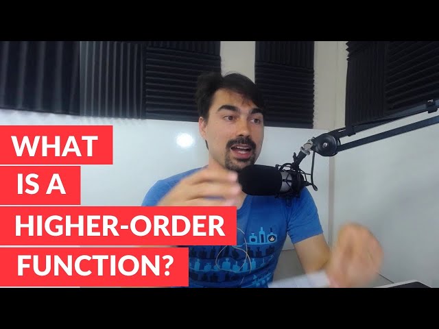 What is a higher-order function?