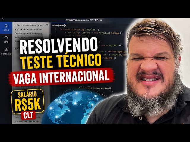 Solving a Java test - INTERNATIONAL JOB - R$15k CLT